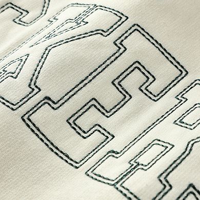 Men's Profile Cream Green Bay Packers Big & Tall Fleece Sweatshirt