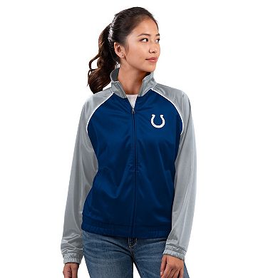 Women's G-III 4Her by Carl Banks Royal Indianapolis Colts Replay Full-Zip Track Jacket