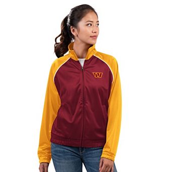 Women's G-III 4Her by Carl Banks Burgundy Washington Commanders Replay Full-Zip Track Jacket