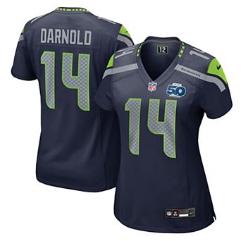 Women's Nike Sam Darnold College Navy Seattle Seahawks Team 50th Season Game Jersey