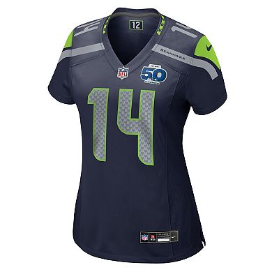 Women's Nike Sam Darnold College Navy Seattle Seahawks Team 50th Season Game Jersey