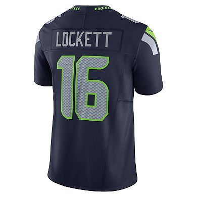 Men's Nike Tyler Lockett College Navy Seattle Seahawks Team 50th Season Vapor F.U.S.E. Limited Jersey