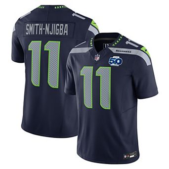 Men's Nike Jaxon Smith-Njigba College Navy Seattle Seahawks Team 50th Season Vapor F.U.S.E. Limited Jersey