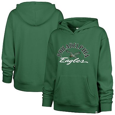 Women's '47 Kelly Green Philadelphia Eagles Plus Size Whirlwind Naomi Hoodie