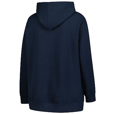 Women's '47 Navy Chicago Bears Plus Size Whirlwind Naomi Hoodie