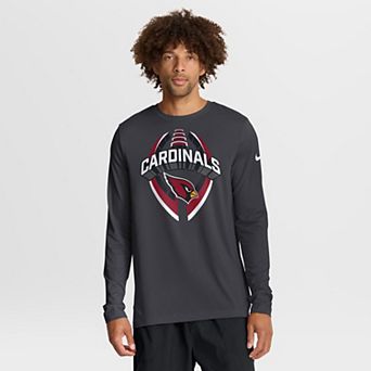 Men's Nike Anthracite Arizona Cardinals Primetime Legend Icon Performance Long Sleeve T-Shirt