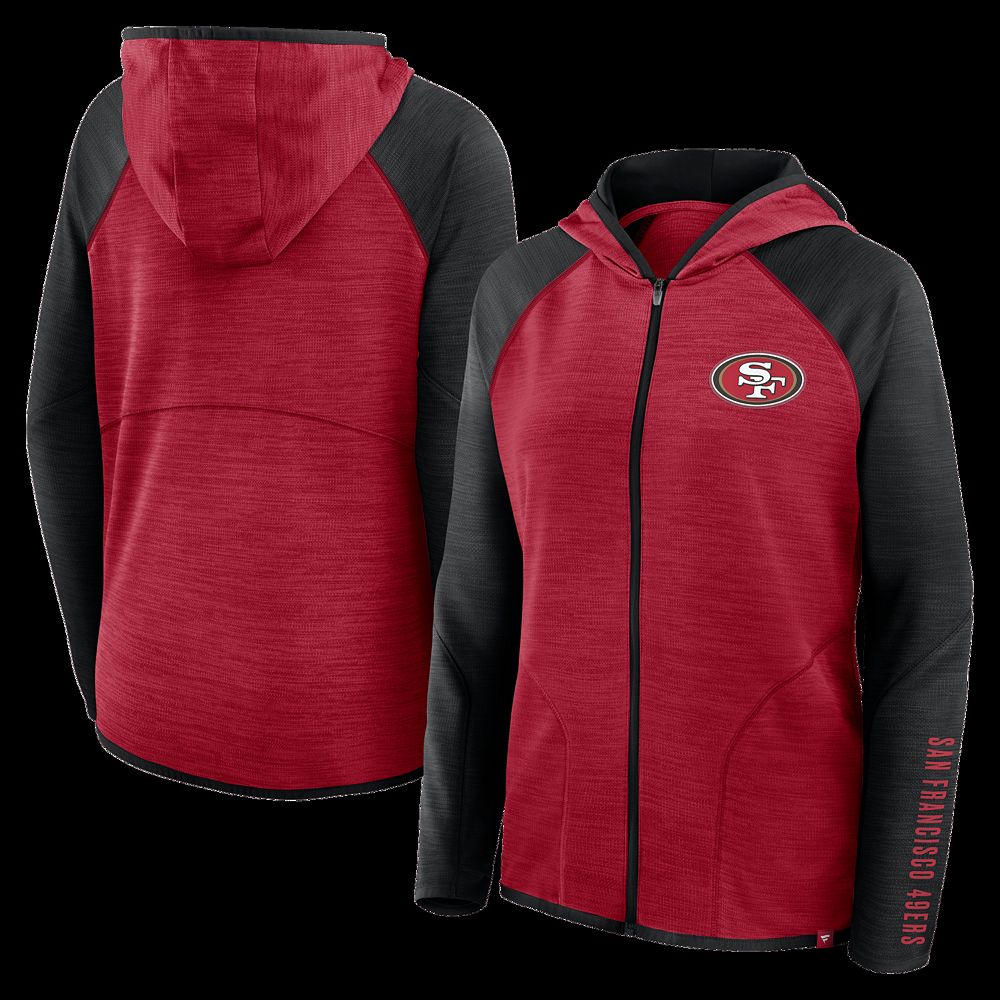 Women's Fanatics Scarlet/Black San Francisco 49ers Redzone End