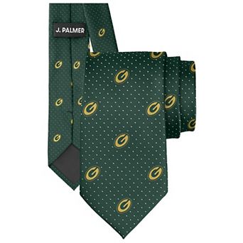 Men's J. Palmer Green Bay Packers Game Day Polka Dot Tie