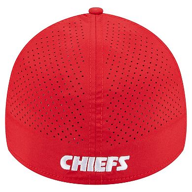Men's New Era Red Kansas City Chiefs Perforated 39THIRTY Flex Hat