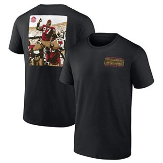 Men's Bryant Young Black San Francisco 49ers Hall of Fame T-Shirt