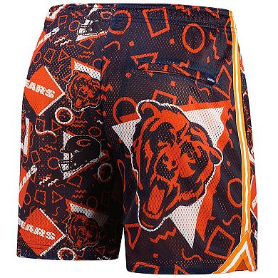 Men's Chubbies Navy Chicago Bears Mesh Shorts