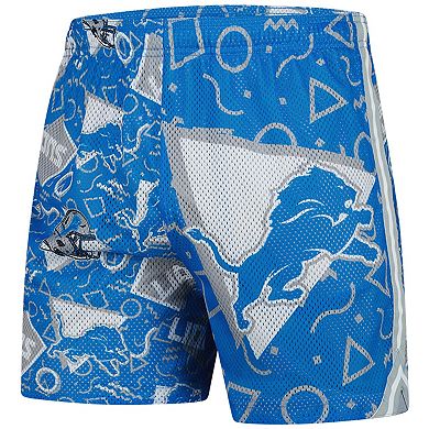 Men's Chubbies Blue Detroit Lions Mesh Shorts