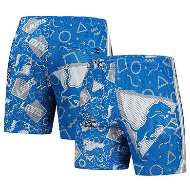 Men's Chubbies Blue Detroit Lions Mesh Shorts