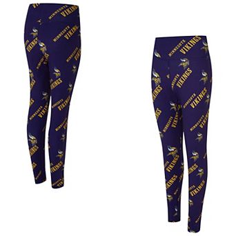 Women's Concepts Sport Purple Minnesota Vikings Mosaic Allover Print Leggings