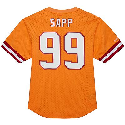 Men's Mitchell & Ness Warren Sapp Orange Tampa Bay Buccaneers