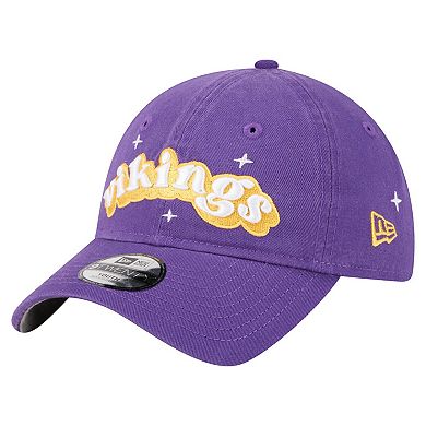 Girls Youth New Era Purple Minnesota Vikings Cheer 9TWENTY Adjustable Hat