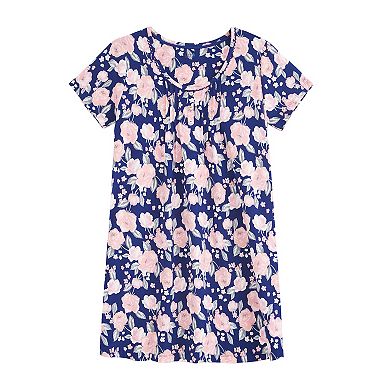 Women's Croft & Barrow® Cozy Luxe Short Sleeve Nightgown