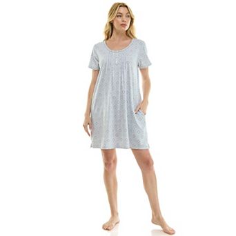 Women's Croft & Barrow® Cozy Luxe Short Sleeve Nightgown
