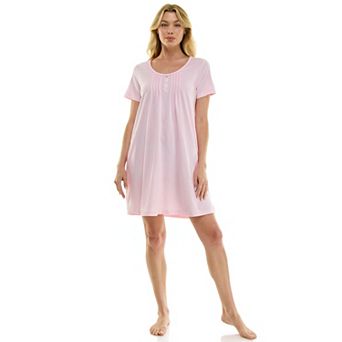 Women's Croft & Barrow® Cozy Luxe Short Sleeve Nightgown