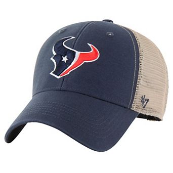 Men's '47 Navy/Natural Houston Texans Flagship MVP Trucker Adjustable Hat