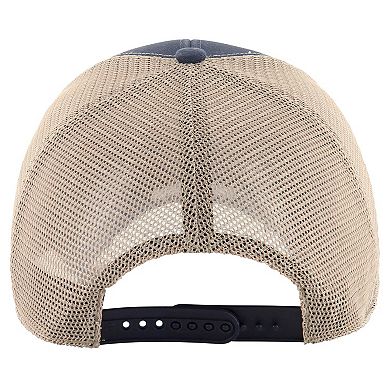 Men's '47 Navy/Natural Houston Texans Flagship MVP Trucker Adjustable Hat