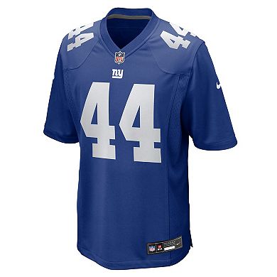 Men's Nike Cam Skattebo Royal New York Giants Team Game Player Jersey
