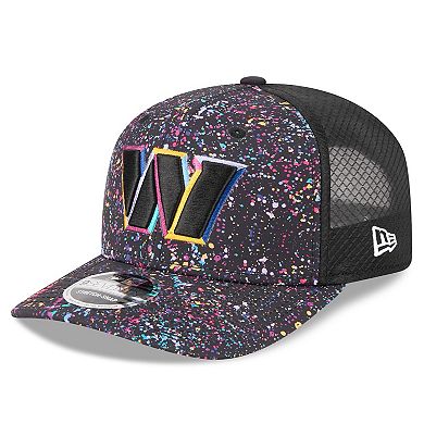 Men's New Era Black Washington Commanders 2025 NFL Crucial Catch 9SEVENTY Adjustable Hat