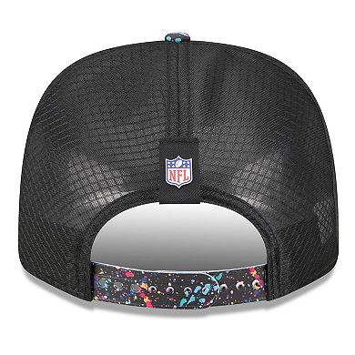 Men's New Era Black Washington Commanders 2025 NFL Crucial Catch 9SEVENTY Adjustable Hat