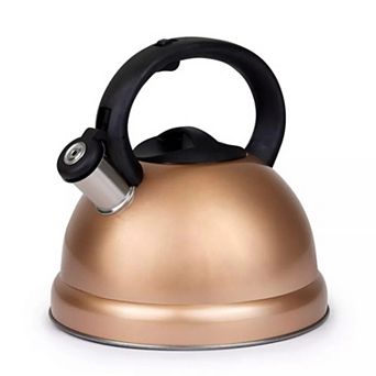 3-qt Heavy Duty Stainless Steel Whistling Tea Kettle Stay Cool Handle & Knob