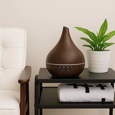 Di'Aroma Ultrasonic Essential Oil Diffuser, Aroma Diffuser with LED Lights, Timer, 500ml