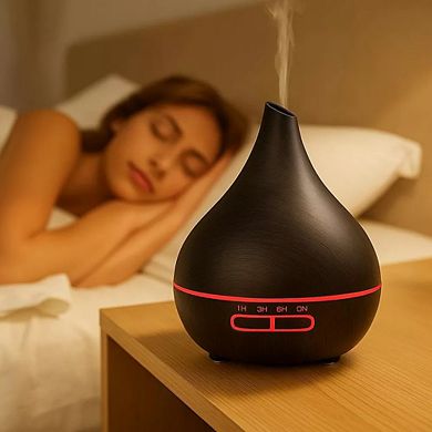 Di'Aroma Ultrasonic Essential Oil Diffuser, Aroma Diffuser with LED Lights, Timer, 500ml