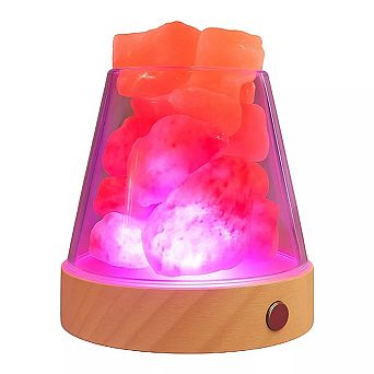 Di'Aroma Himalayan Salt Lamp Essential Oil Diffuser, Cool Mist Humidifier with Remote Control