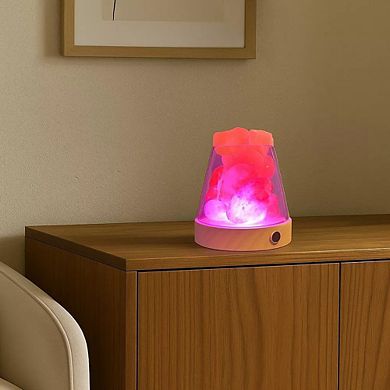 Di'Aroma Himalayan Salt Lamp Essential Oil Diffuser, Cool Mist Humidifier with Remote Control