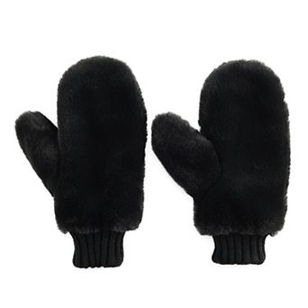 Women's LC Lauren Conrad Faux Fur Mittens