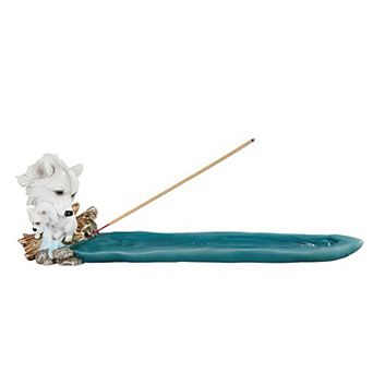 FC Design 11.5"W Wolf Incense Burner Decoration Home Room Decor