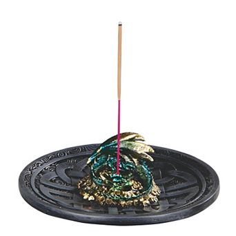 FC Design 4.75"W Green Dragon Incense Burner Decoration Home Room Decor