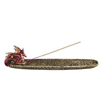 FC Design 9.25" Long Red Dragon Incense Burner Decoration Home Room Decor