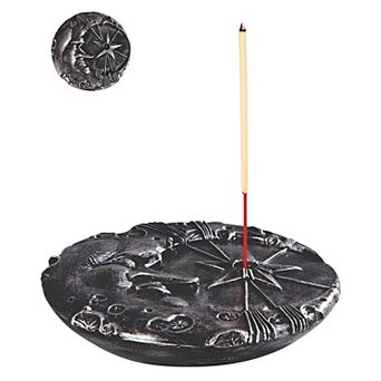 FC Design 5"W Black Celestial Incense Burner Decoration Home Room Decor