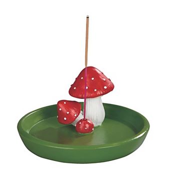 FC Design 4.25"H Mushroom Incense Burner Decoration Home Room Decor