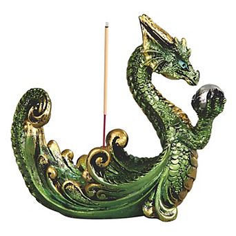 FC Design 4"H Red Dragon Incense Burner Decoration Home Room Decor