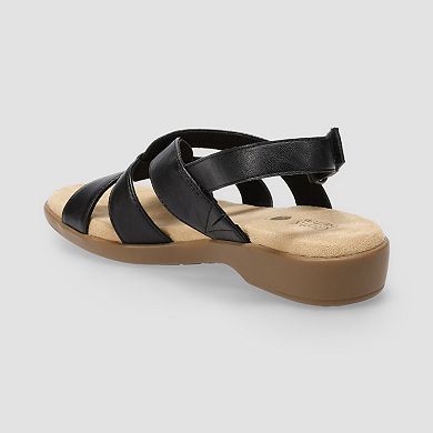 Croft & Barrow® Krissen Criss-Cross Strap Women's Comfort Sandals