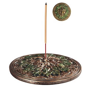 FC Design 5.5"H Green Tree Genie Incense Burner Decoration Home Room Decor