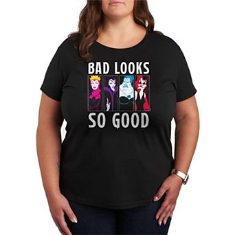 Plus Size Disney Villains Bad Looks So Good Graphic Tee