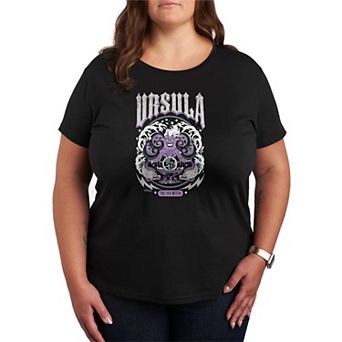 Plus Size Disney's Ursula The Sea Witch Metal Graphic Tee