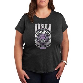 Plus Size Disney's Ursula The Sea Witch Metal Graphic Tee