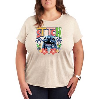 Plus Size Disney's Lilo & Stitch Live Action Hawaiian Graphic Tee