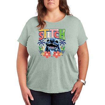 Plus Size Disney's Lilo & Stitch Live Action Hawaiian Graphic Tee