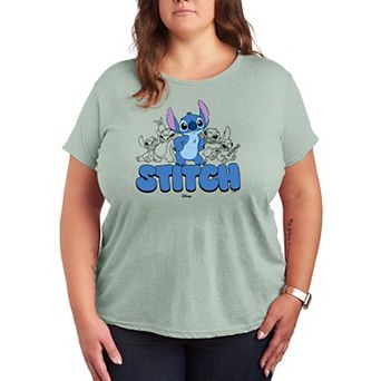 Plus Size Disney's Lilo & Stitch Poses Graphic Tee