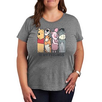 Plus Size Disney's Winnie The Pooh In My Feelings Graphic Tee