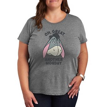 Plus Size Disney's Winnie The Pooh Eeyore Oh Great Graphic Tee